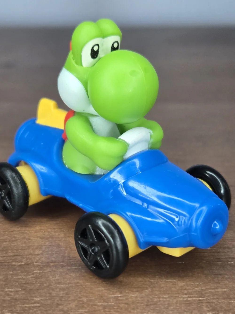 Kids Racing Toy Car Set with Red, Blue, Green Figures